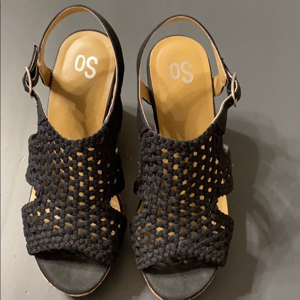 So Wedge Sandals Size 7.5